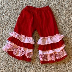 ❤️Toddler Red & Pink Pants perfect for V-Day!❤️